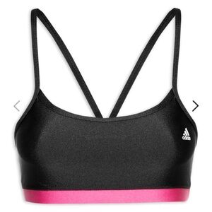 Adidas Latin Fit Colorblock Racerback Light-Support Sports Bra